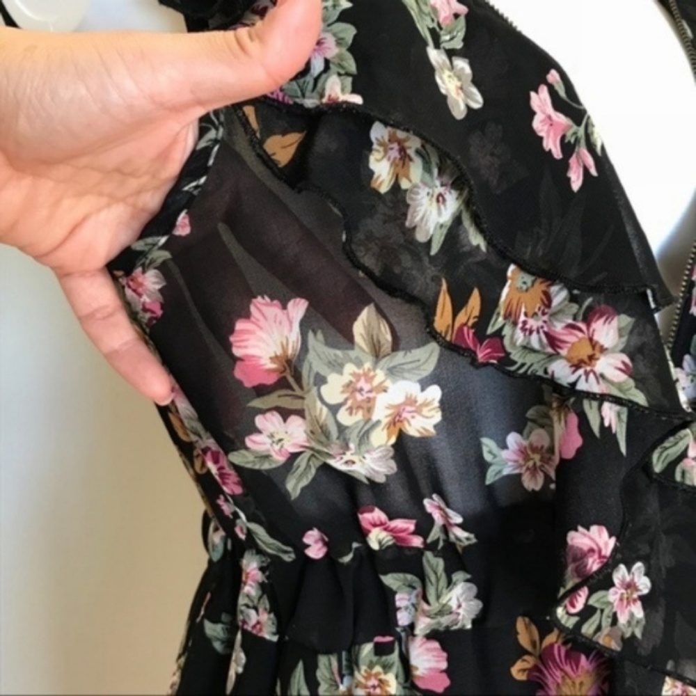 NEEDLE & THREAD Zipper Ruffle Dress - Picture 3 of 8